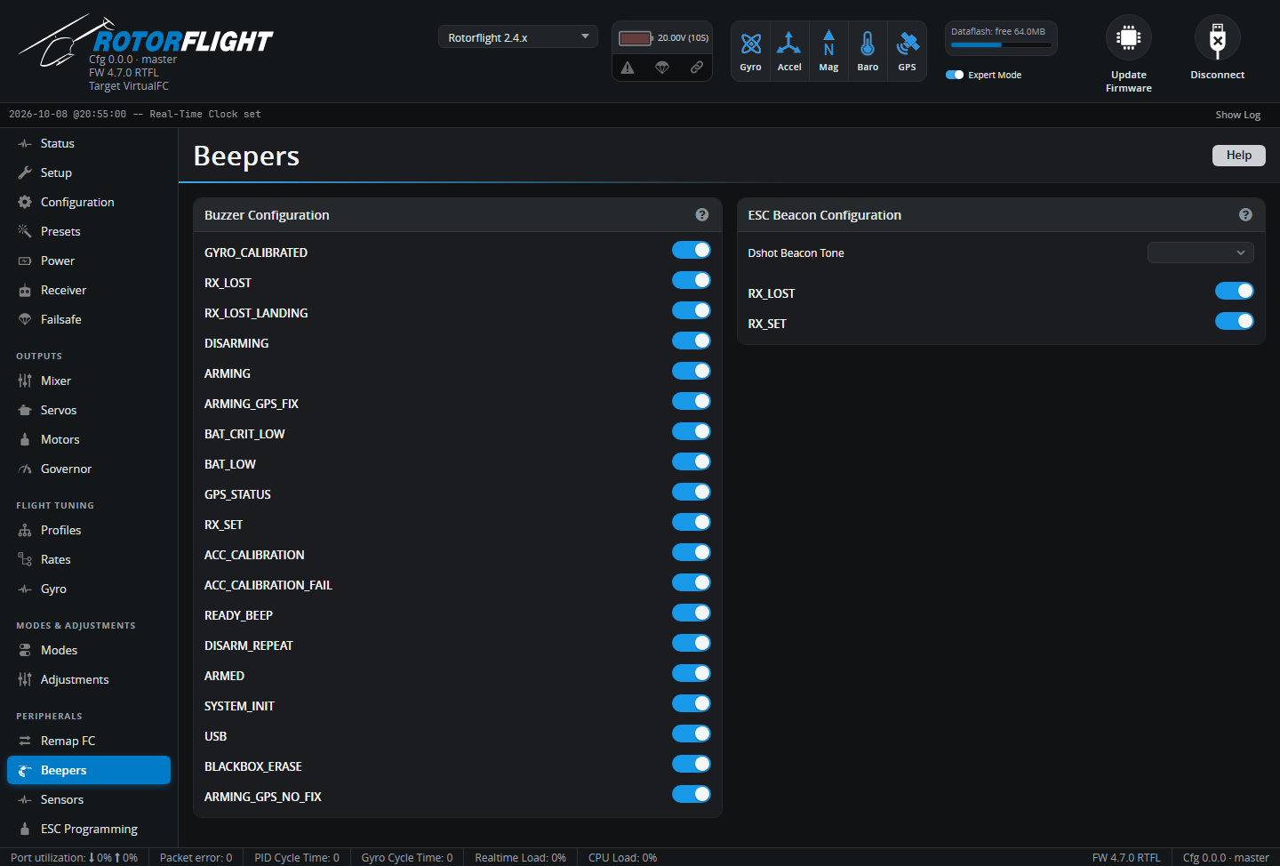 Beepers tab
