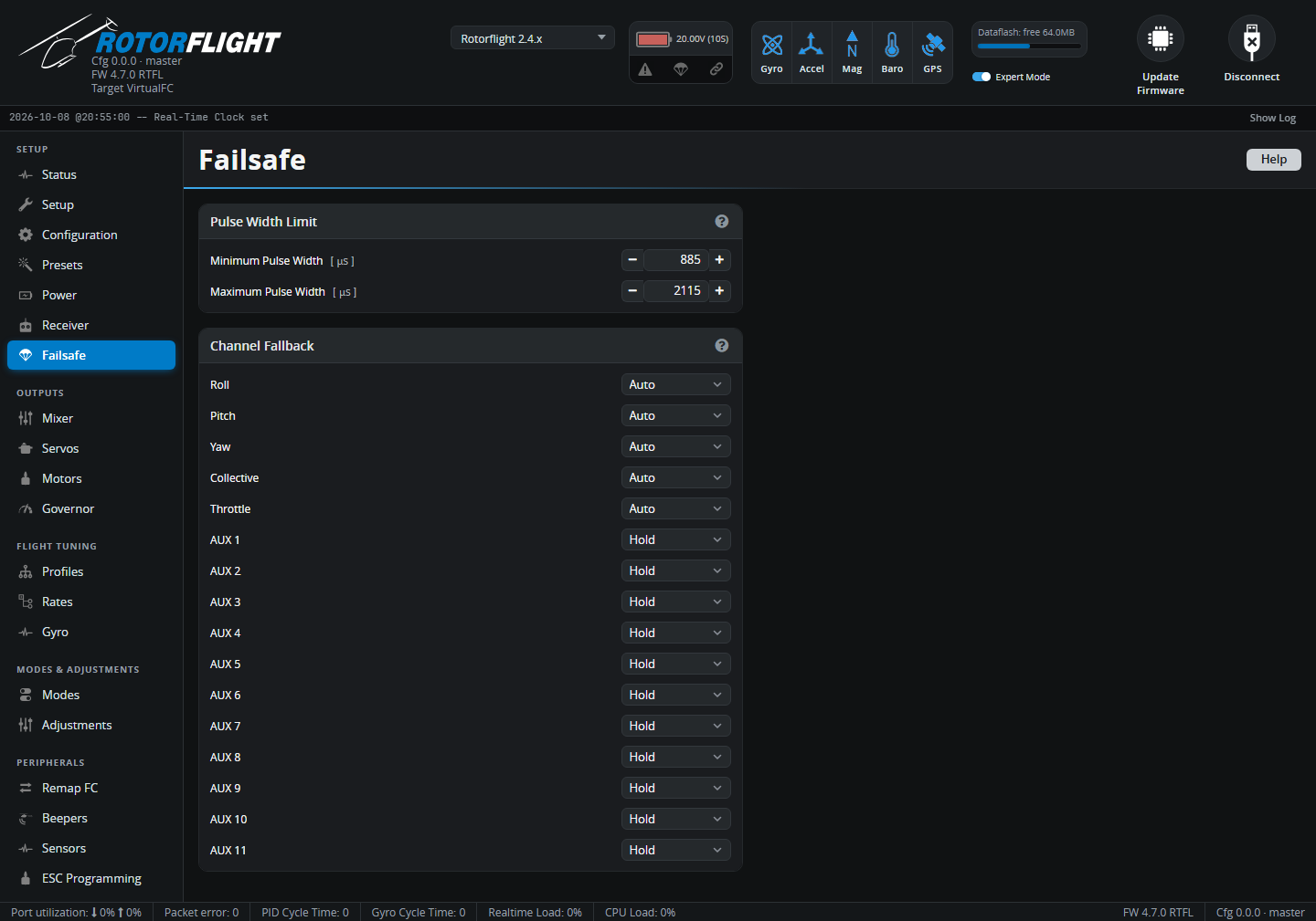 Failsafe tab