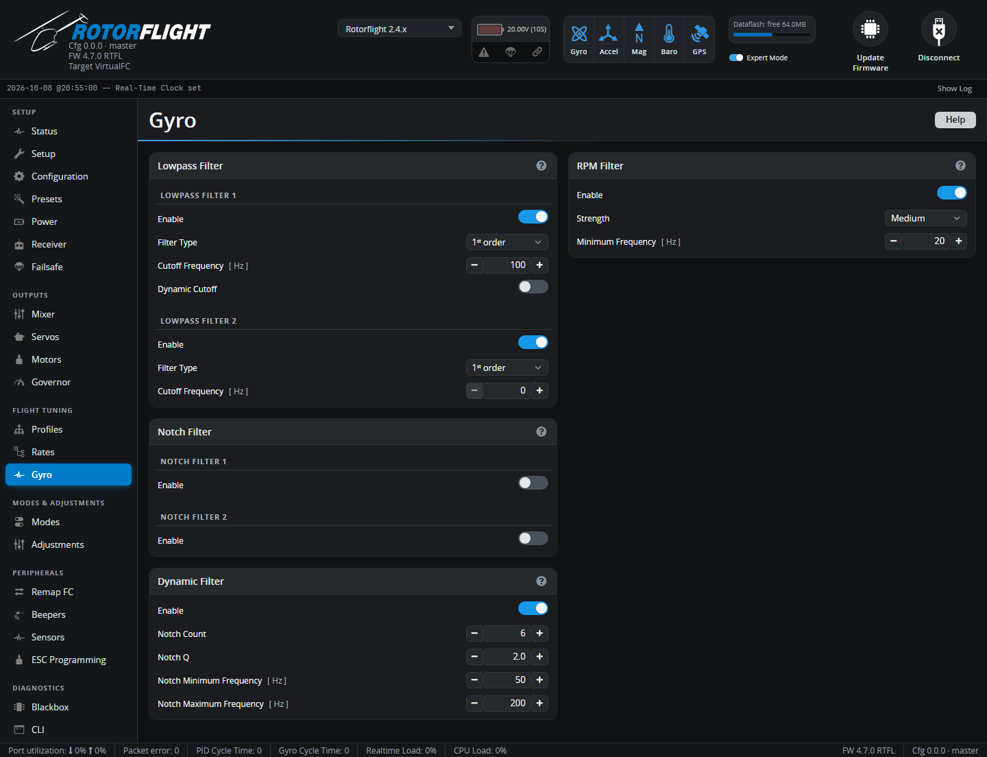 Gyro tab