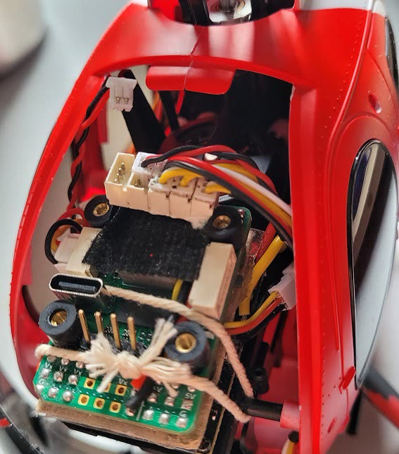 PicoBlade LED bus in a scale helicopter